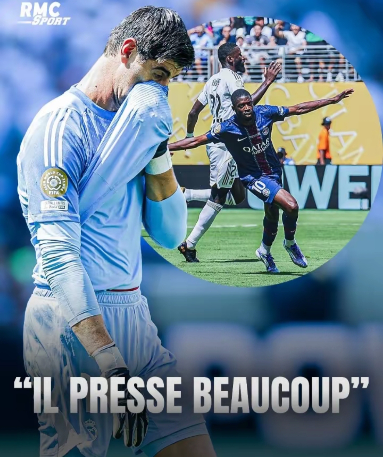 巴黎碾压莱比锡红牛，库尔图瓦统治全场的简单介绍